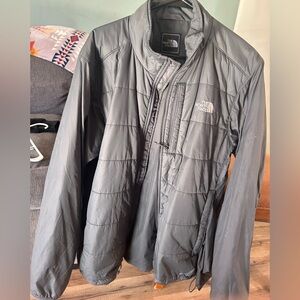 The North Face Men's Charcoal Puffer Jacket